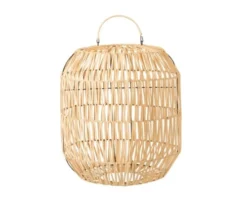 Meubles & Design Suspensions Abat-jour Bohème En Rotin Naturel