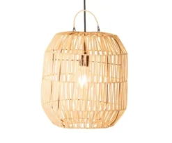 Meubles & Design Suspensions Abat-jour Bohème En Rotin Naturel -Luminaires Soldes 202 abat jour boheme en rotin naturel 3