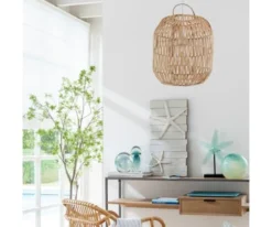 Meubles & Design Suspensions Abat-jour Bohème En Rotin Naturel -Luminaires Soldes 202 abat jour boheme en rotin naturel 4