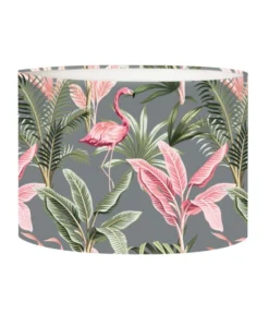 Abat-jours Lampes à Poser Abat-jour Chevet Flamand Gris T 25 X H 20