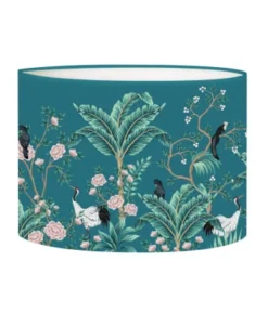 Abat-jours Lampes à Poser Abat-jour Chevet Jungle Jaune Moutarde T 25 X H 20 -Luminaires Soldes 202 abat jour chevet jungle bleu canard t 25 x h 20