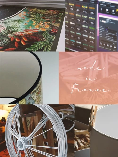 Yeda Design Lampes à Poser Abat Jour Fleurs Rosiers Et Colorées 25 X 18 6 Yeda Design Lampes à Poser Abat Jour Fleurs Rosiers Et Colorées 25 X 18 – Image 4