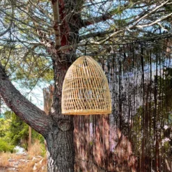 LUMISKY Suspensions Abat Jour Intérieur/extérieur Rotin Beige D40cm -Luminaires Soldes 202 abat jour interieur exterieur rotin beige d40cm 2