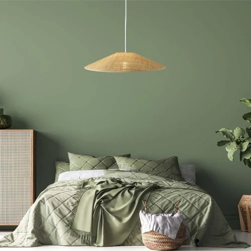 LUMISKY Suspensions Abat-jour Intérieur Fibre Naturelle Beige D60CM 6 LUMISKY Suspensions Abat-jour Intérieur Fibre Naturelle Beige D60CM – Image 4