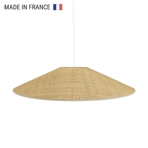 LUMISKY Suspensions Abat-jour Intérieur Fibre Naturelle Beige D60CM 7 LUMISKY Suspensions Abat-jour Intérieur Fibre Naturelle Beige D60CM – Image 5
