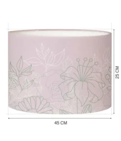 Abat-jours Lampadaires Abat-jour Lampadaire Bouquet Rose Poudré T 45 X H 25 -Luminaires Soldes 202 abat jour lampadaire bouquet rose poudre t 45 x h 25 1