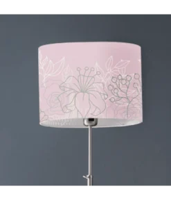 Abat-jours Lampadaires Abat-jour Lampadaire Bouquet Rose Poudré T 45 X H 25 -Luminaires Soldes 202 abat jour lampadaire bouquet rose poudre t 45 x h 25 2