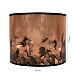 Abat-jours Lampadaires Abat-jour Lampadaire Cuivre Pélican T 40 X H 25 -Luminaires Soldes 202 abat jour lampadaire cuivre pelican t 40 x h 25 2