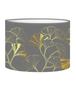 Abat-jours Lampadaires Abat-jour Lampadaire Iris Gris T 45 X H 25