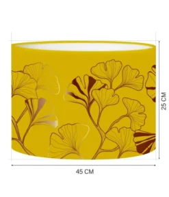 Abat-jours Lampadaires Abat-jour Lampadaire Iris Jaune Moutarde T 45 X H 25 -Luminaires Soldes 202 abat jour lampadaire iris jaune moutarde t 45 x h 25 1