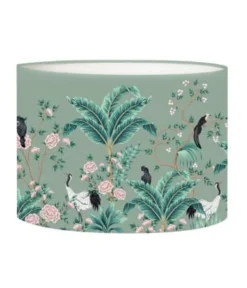 Abat-jours Lampadaires Abat-jour Lampadaire Jungle Jaune Moutarde T 45 X H 25 -Luminaires Soldes 202 abat jour lampadaire jungle vert olive t 45 x h 25