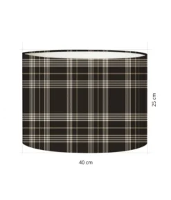 Abat-jours Lampadaires Abat-jour Lampadaire Tartan Cristi T 40 X H 27 -Luminaires Soldes 202 abat jour lampadaire tartan cristi t 40 x h 27 2