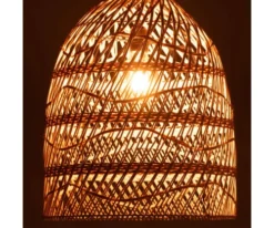 Meubles & Design Suspensions Abat-jour Lanterne En Rotin Naturel Naturel -Luminaires Soldes 202 abat jour lanterne en rotin naturel naturel 2