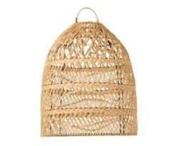 Meubles & Design Suspensions Abat-jour Lanterne En Rotin Naturel Naturel