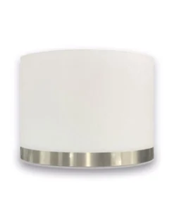 Abat-jours Lampes à Poser Abat-jour Pour Chevet Rond Blanc Jonc Aluminium T 25 X H 20 -Luminaires Soldes 202 abat jour pour chevet rond blanc jonc aluminium t 25 x h 20 3