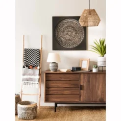 Maisons Du Monde Suspensions Abat-jour Pour Suspension En Fibre Végétale D40 -Luminaires Soldes 202 abat jour pour suspension en fibre vegetale d40 1000 1 11 173605 3