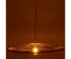 Meubles & Design Suspensions Abat-jour Rond Large En Rotin Naturel 100cm -Luminaires Soldes 202 abat jour rond large en rotin naturel 100cm 2