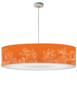 Abat-jours Suspensions Abat-jour Suspension Gris D 60 Cm -Luminaires Soldes 202 abat jour suspension mandarine d 60 cm