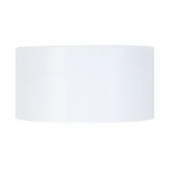 Tosel Lampadaires Abat-jour Tissu Blanc