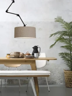 It's About Romi Appliques Murales Et Spots Applique 3 Bras En Métal Et Abat-jour L100cm -Luminaires Soldes 202 applique 3 bras en metal et abat jour l100cm 2