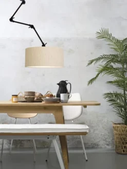 It's About Romi Appliques Murales Et Spots Applique 3 Bras En Métal Et Abat-jour L100cm -Luminaires Soldes 202 applique 3 bras en metal et abat jour l100cm 8