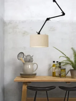 It's About Romi Appliques Murales Et Spots Applique 3 Bras Et Abat-jour L100cm -Luminaires Soldes 202 applique 3 bras et abat jour l100cm 3