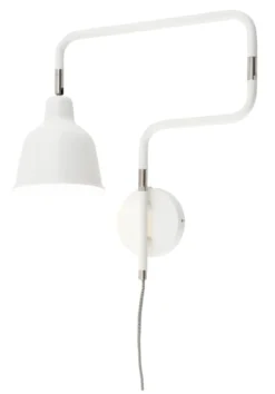 It's About Romi Appliques Murales Et Spots Applique Articulée Métal Blanc L21-57cm -Luminaires Soldes 202 applique articulee metal blanc l21 57cm 5