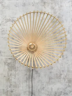 Good & Mojo Appliques Murales Et Spots Applique Asymétrique En Bambou D60 -Luminaires Soldes 202 applique asymetrique en bambou d60 3