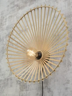 Good & Mojo Appliques Murales Et Spots Applique Asymétrique En Bambou D60 -Luminaires Soldes 202 applique asymetrique en bambou d60 4