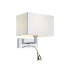 Markslöjd Appliques Murales Et Spots Applique Avec Liseuse LED Flexible Métal/tissu H40cm -Luminaires Soldes 202 applique avec liseuse led flexible metal tissu h40cm 5