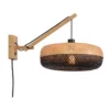 Good & Mojo Appliques Murales Et Spots Applique Bambou Noir 2 Bras L55cm -Luminaires Soldes 202 applique bambou noir 2 bras l55cm