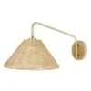Maisons Du Monde Appliques Murales Et Spots Applique En Bois De Chêne, Métal Doré Et Abat-jour En Rotin Tressé Main 2 Maisons Du Monde Appliques Murales Et Spots Applique En Bois De Chêne, Métal Doré Et Abat-jour En Rotin Tressé Main -Luminaires Soldes 202 applique en bois de chene metal dore et abat jour en rotin tresse main 1000 2 31 222702 1