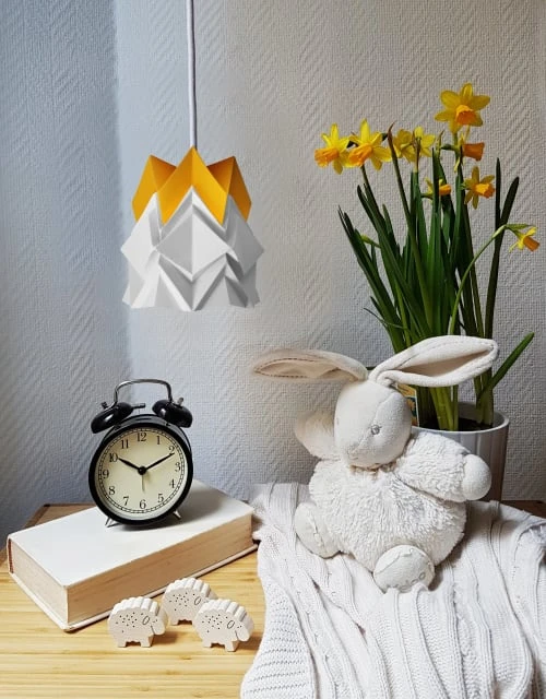 Tedzukuri Atelier Appliques Murales Et Spots Applique En Bois Et Petite Suspension Origami En Papier 7 Tedzukuri Atelier Appliques Murales Et Spots Applique En Bois Et Petite Suspension Origami En Papier – Image 5