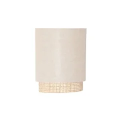 Maisons Du Monde Appliques Murales Et Spots Applique En Coton Beige Et Rotin D10
