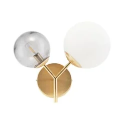 House Doctor Appliques Murales Et Spots Applique En Laiton Blanche Et Grise -Luminaires Soldes 202 applique en laiton blanche et grise 4