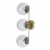 Maisons Du Monde Appliques Murales Et Spots Applique En Métal Doré 3 Globes En Verre Fumé -Luminaires Soldes 202 applique en metal dore 3 globes en verre fume 1000 0 29 222700 1