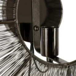 Mica Decorations Appliques Murales Et Spots Applique En Métal Noir D40 -Luminaires Soldes 202 applique en metal noir d40 3