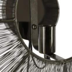 Mica Decorations Appliques Murales Et Spots Applique En Métal Noir D60 -Luminaires Soldes 202 applique en metal noir d60 2