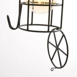 Maisons Du Monde Appliques Murales Et Spots Applique En Métal Noir Et Manguier -Luminaires Soldes 202 applique en metal noir et manguier 1000 4 25 190880 5