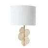 Maisons Du Monde Appliques Murales Et Spots Applique Feuilles En Métal Ciselé Doré Et Abat-jour Ivoire -Luminaires Soldes 202 applique feuilles en metal cisele dore et abat jour ivoire 1000 4 40 203851 1