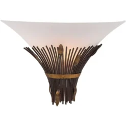 Lampea Appliques Murales Et Spots Applique Moderne En Métal Bronze 20 Cm