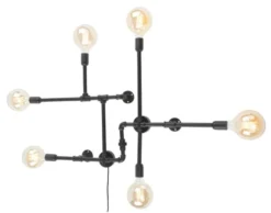 It's About Romi Appliques Murales Et Spots Applique Murale 6 Lumières Métal L108cm -Luminaires Soldes 202 applique murale 6 lumieres metal l108cm 5