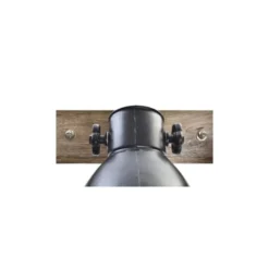 Wadiga Appliques Murales Et Spots Applique Murale Bois Et Métal Noir Triple 67x18x24cm -Luminaires Soldes 202 applique murale bois et metal noir triple 67x18x24cm 3