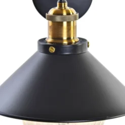 Wadiga Appliques Murales Et Spots Applique Murale Col De Cygne Métal Noir Et Doré - 22x26x25cm -Luminaires Soldes 202 applique murale col de cygne metal noir et dore 22x26x25cm 3