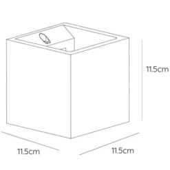 Lucide Appliques Murales Et Spots Applique Murale Cubique Plâtre Blanc H11.5cm -Luminaires Soldes 202 applique murale cubique platre blanc h11 5cm 3