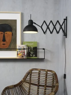 It's About Romi Appliques Murales Et Spots Applique Murale Déployante Acier Noir L50-85cm -Luminaires Soldes 202 applique murale deployante acier noir l50 85cm 2