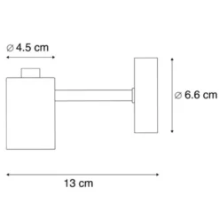QAZQA Appliques Murales Et Spots Applique Murale En Acier Cuivre -Luminaires Soldes 202 applique murale en acier cuivre 2