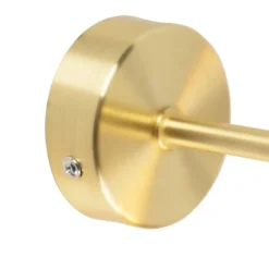 QAZQA Appliques Murales Et Spots Applique Murale En Acier Doré/laiton -Luminaires Soldes 202 applique murale en acier dore laiton 3