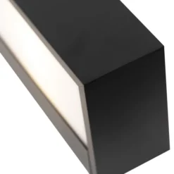 QAZQA Appliques Murales Et Spots Applique Murale En Aluminium Noir -Luminaires Soldes 202 applique murale en aluminium noir 8