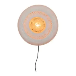 Good & Mojo Appliques Murales Et Spots Applique Murale En Bambou Blanc D40